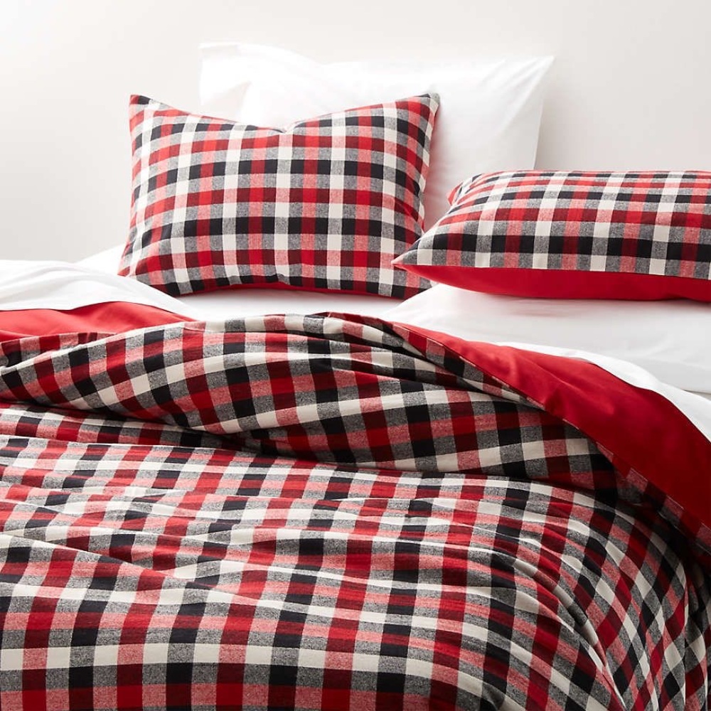 Crate and Barrel Finn Duvet Cover Full/Queen